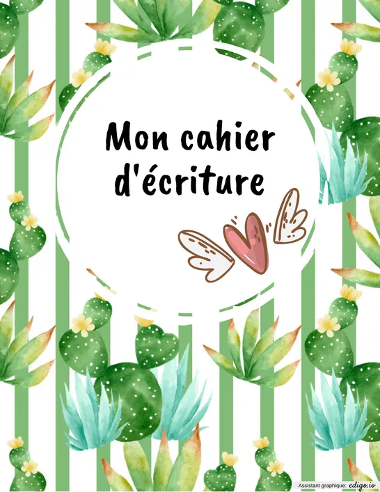 Cahier d'écriture