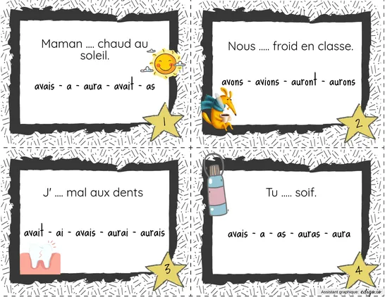 Avoir aux 3 temps