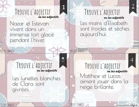 Cartes à tâches - feuilles tropicales