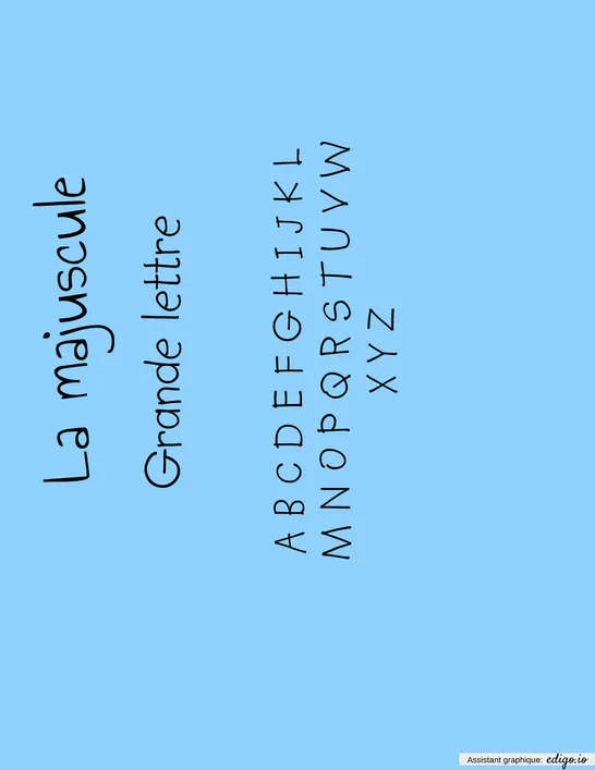 MAJUSCULE / minuscule
