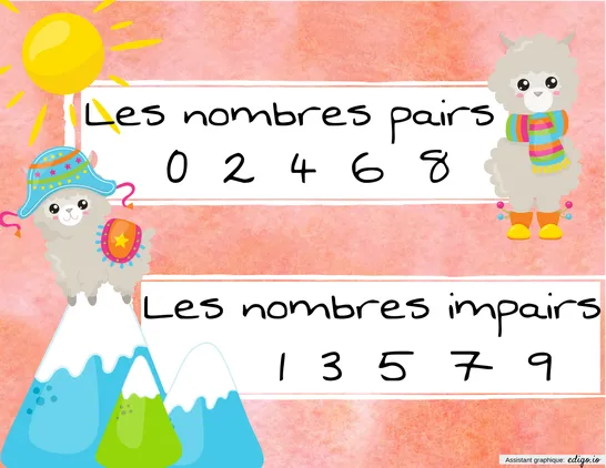 Nombres pairs et impairs