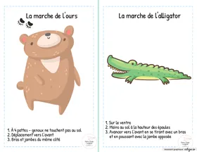 La marche des animaux - Jeu psychomoteur
