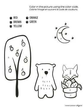 Coloring by number
