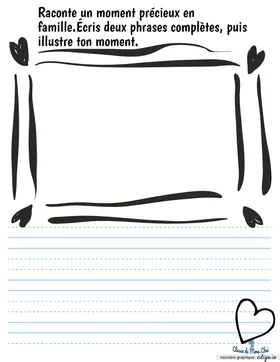 Écriture moment précieux