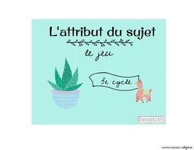 Jeu attribut du sujet