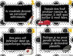Les classes de mots, métiers