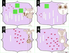 Cartes à tâches dénombrement