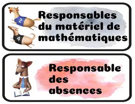 Tableau de responsabilités