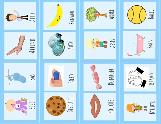 Les premiers mots (Format mini), Preschool, Exercises & activities, Classroom Organization