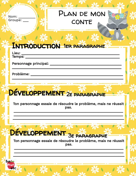 Plan conte - IsaProfEtc