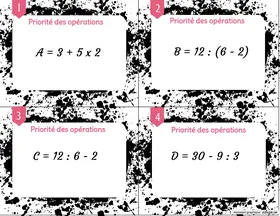 Cartes à tâches priorités