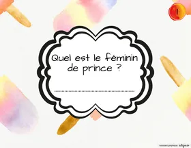 Quel est le féminin de...