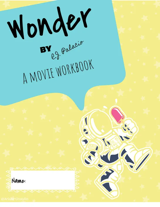 Wonder Movie Questionnaire, 1ª media, Esercizi e attività, Scrittura