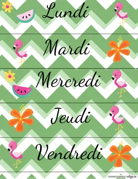 Jour de la semaine sdg