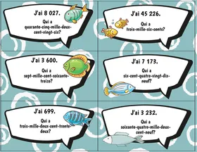 J'ai, qui a? Nombres et lettres
