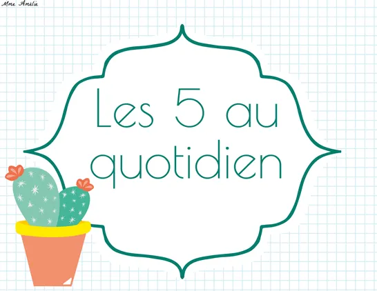 Affiches pour les 5 au quotidien, 6e année, Affiches, Lecture