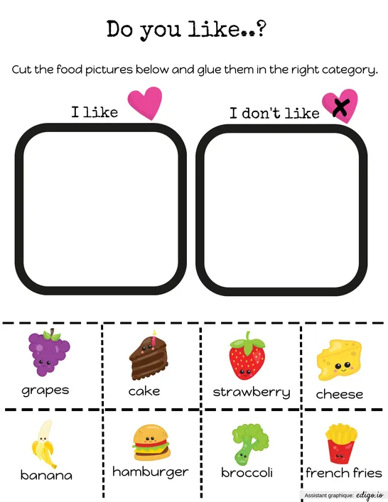 Food I like and dislike