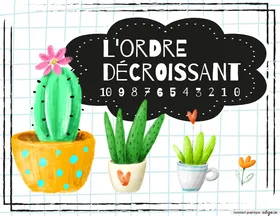 Ordre croissant et décroissant
