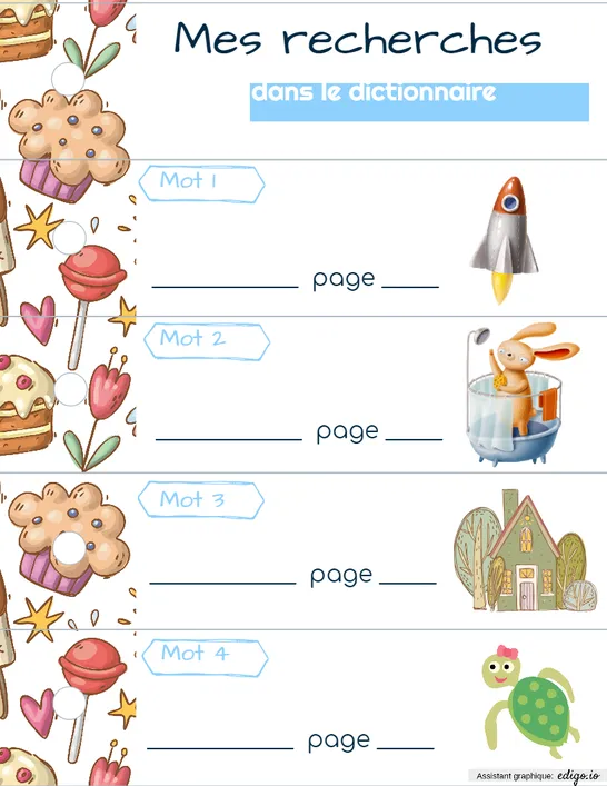Recherche dictionnaire