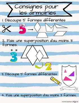 Atelier armoiries (feuille 1)