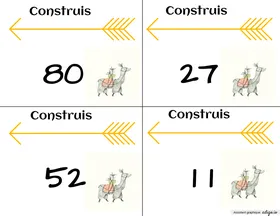 Construis les nombres