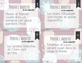 Cartes à tâches - feuilles tropicales