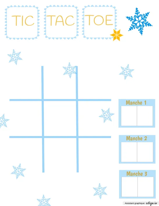 Tic Tac Toe - Hiver
