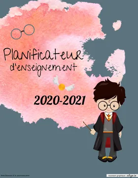 Couverture de planificateur Harry Potter