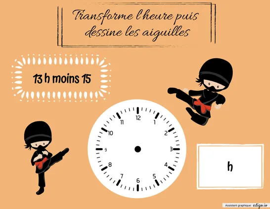 L'heure "moins"