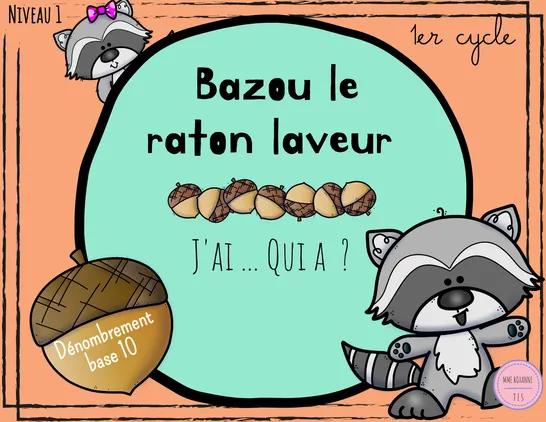 J'ai... Qui a ? Dénombrement base 10, 2nd grade, Playing cards, Arithmetic