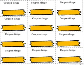 Coupon-tirage