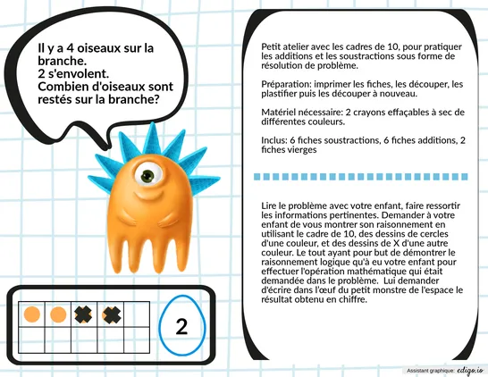 Résolution tenframe - Monstre