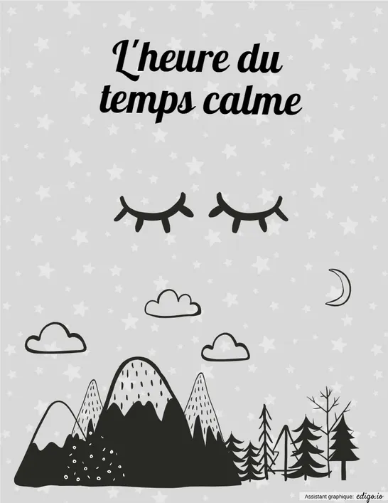 Affiche temps calme
