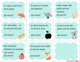 Devinettes 1er cycle