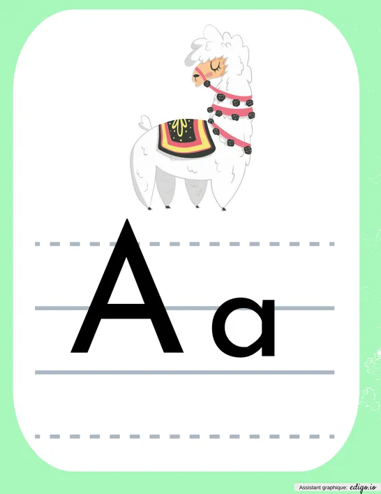 Alphabet lamas