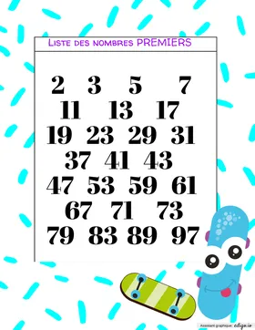 Liste des nombres premiers