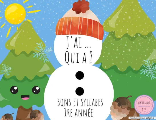 J'ai... Qui a... des sons et syllabes