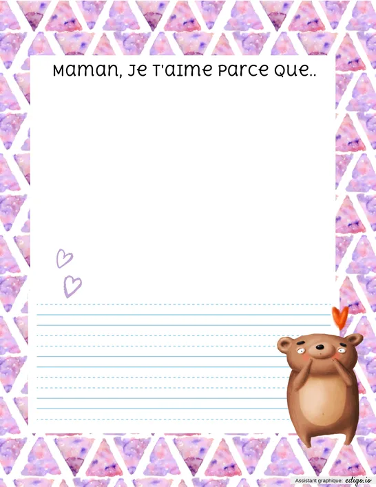 Écriture St-Valentin