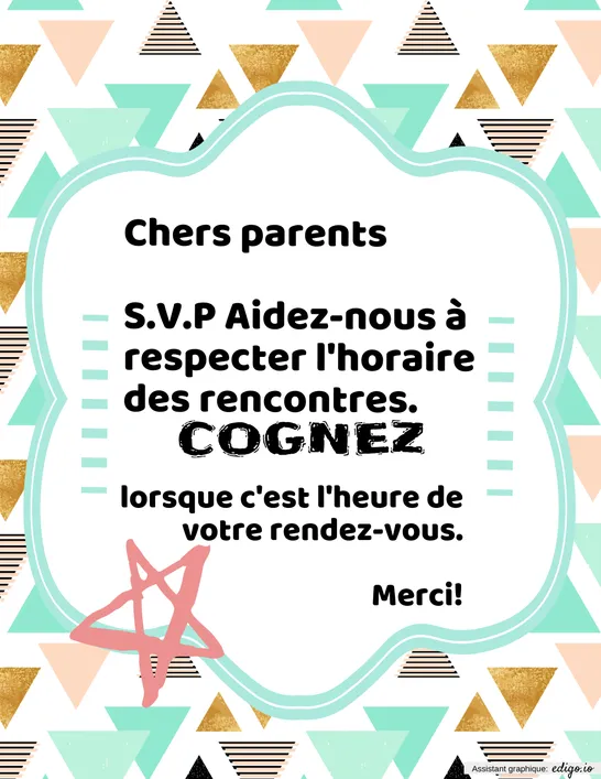 Affiche rendez-vous