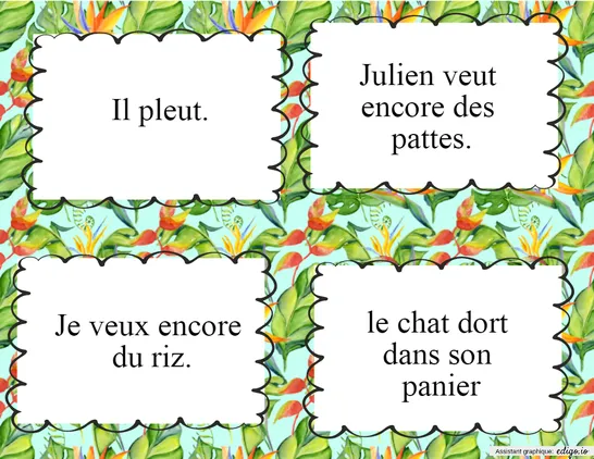 Transformer ces phrases en phrases négatives.