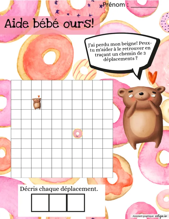 Aide bébé ours!