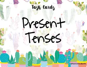 Present Tenses Task Cards