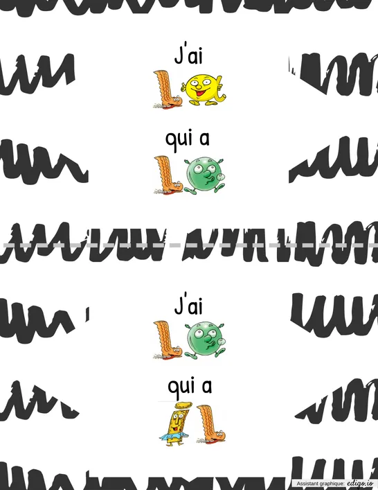 J'ai... Qui a...? L (cv-vc)