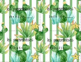 Calculs parenthèses