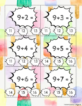 Cartes 2x3 passage de la dizaine