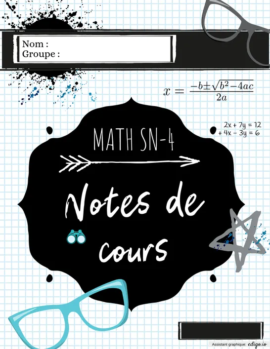 Cahier math SN-4