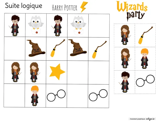 Suite logique - Harry Potter