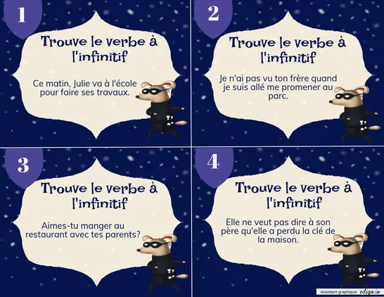 Verbe à l'infinitif