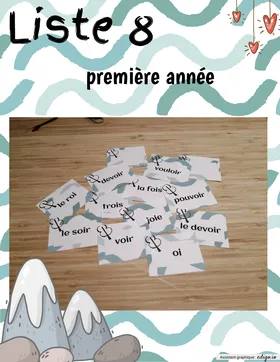 Liste 8 1re année