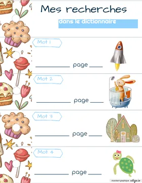 Recherche dictionnaire
